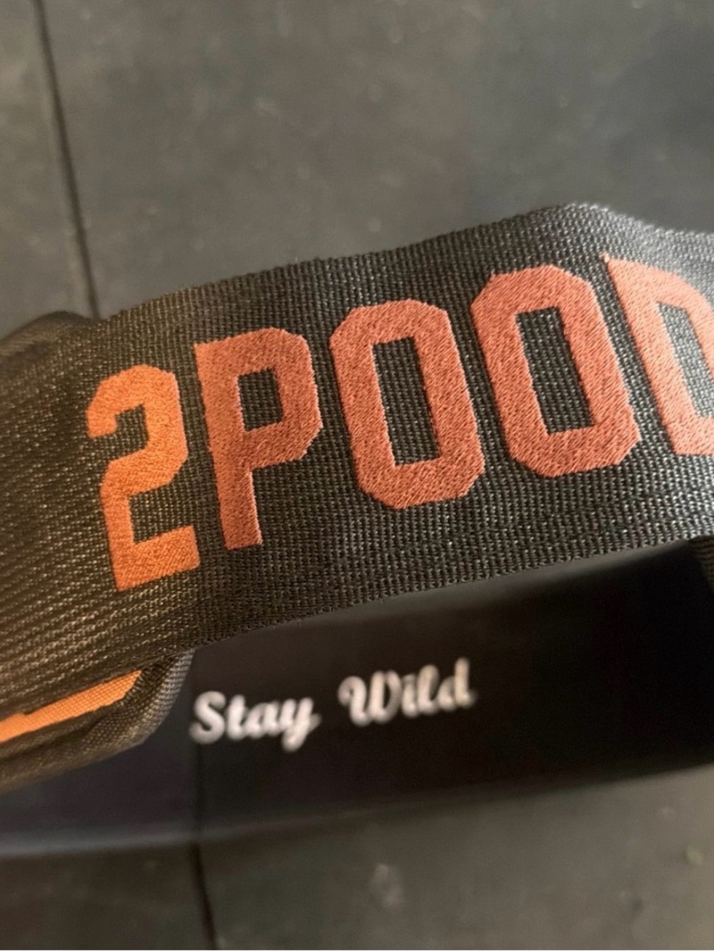 2POOD Women's Black Strap with Orange Logo - 2POOD Stay Wild